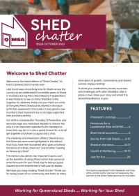 October issue of Shed Chatter